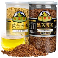 廠家直銷兩瓶苦蕎茶全株黃苦蕎黑苦蕎大胚芽瓶組合裝支持一件代發